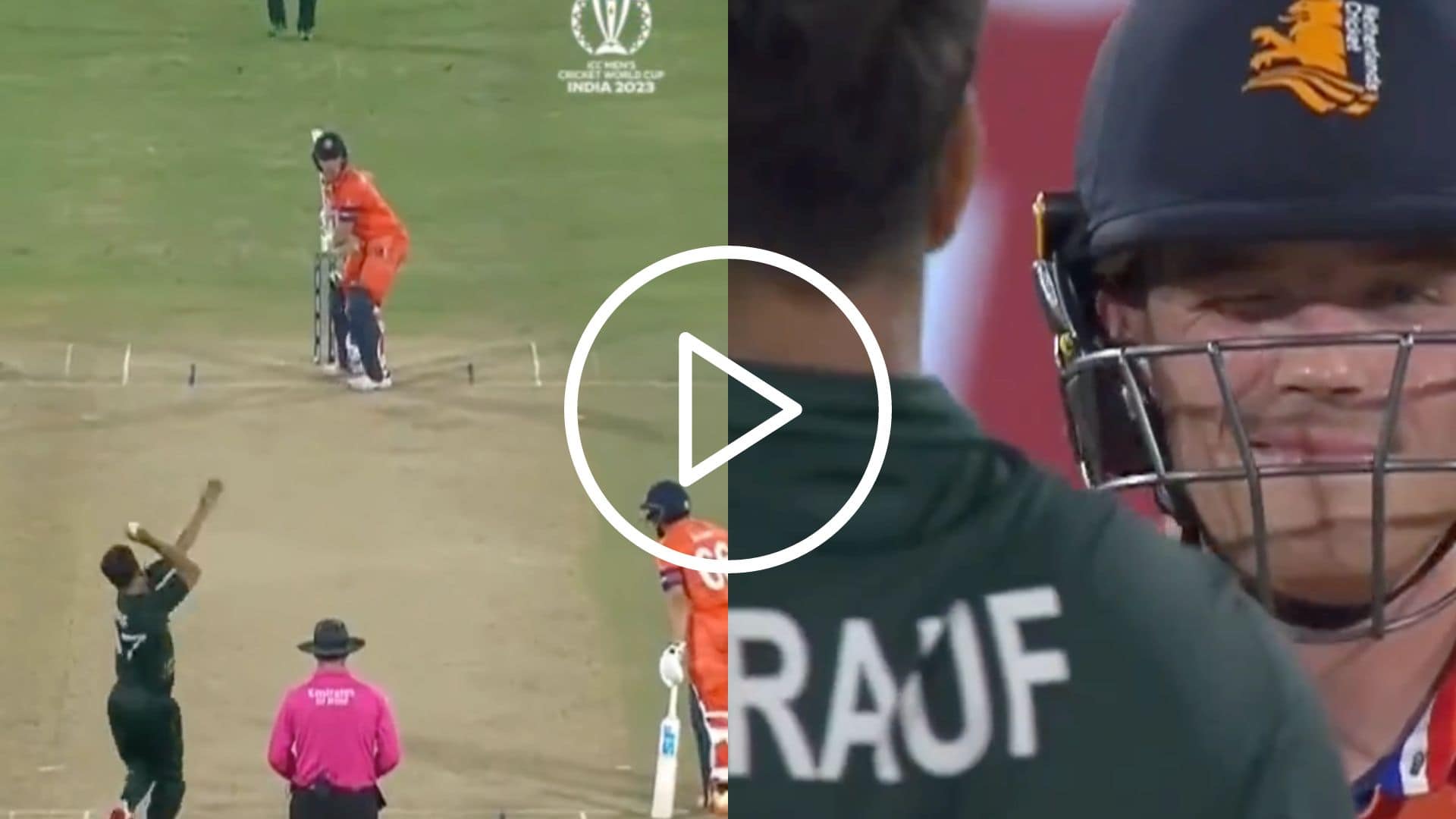 [Watch] Bas de Leede Gives Haris Rauf A ‘Wink’ After Six; Takes T20 World Cup Revenge